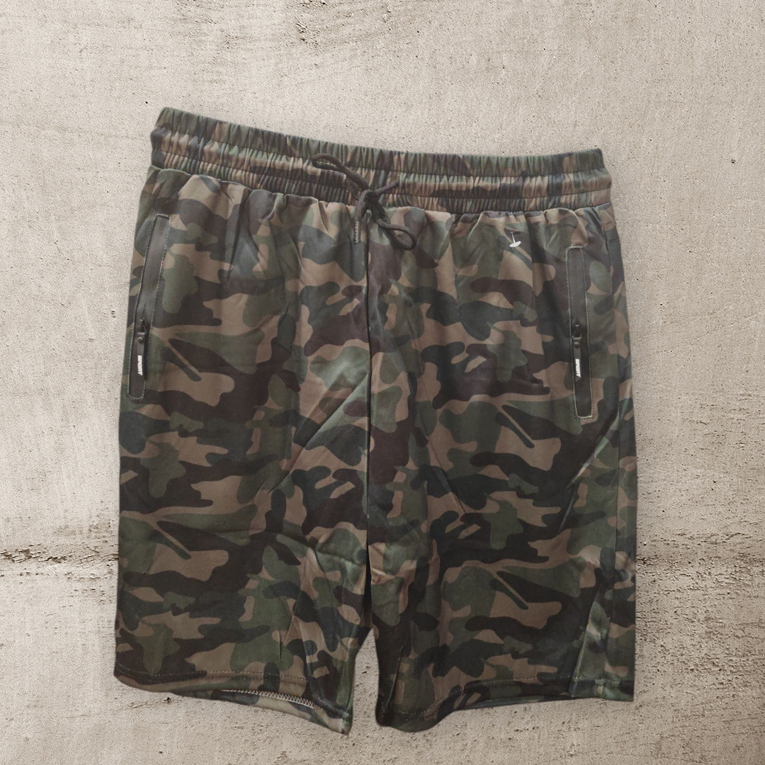 Bermuda hombre camuflaje verde oscuro